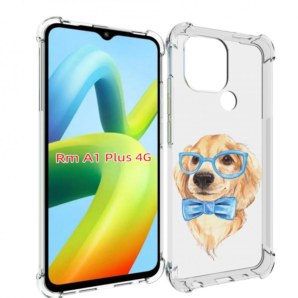 

Чехол MyPads Собака интеллигент для Xiaomi Redmi A1 Plus +, Прозрачный, Tocco