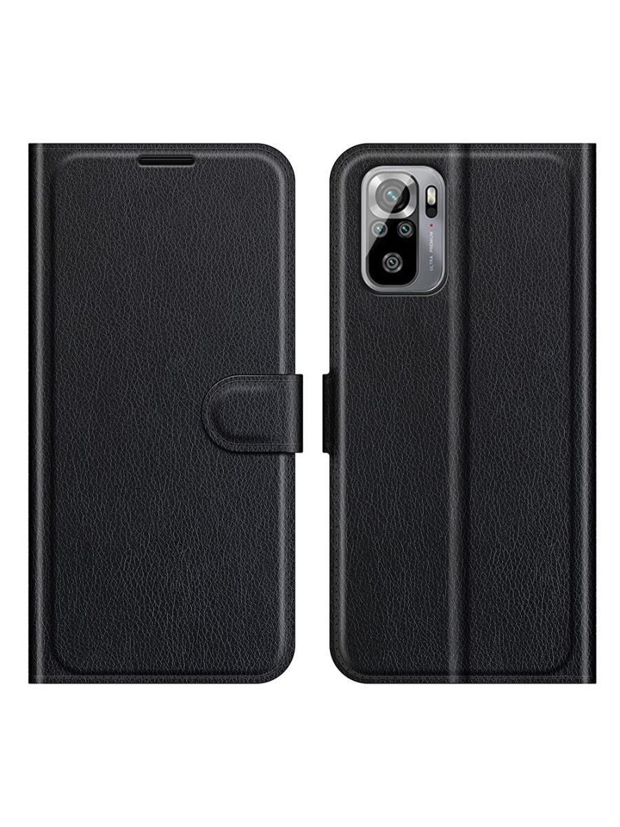 

Чехол Wallet для смартфона Xiaomi Redmi Note 10 Xiaomi черный