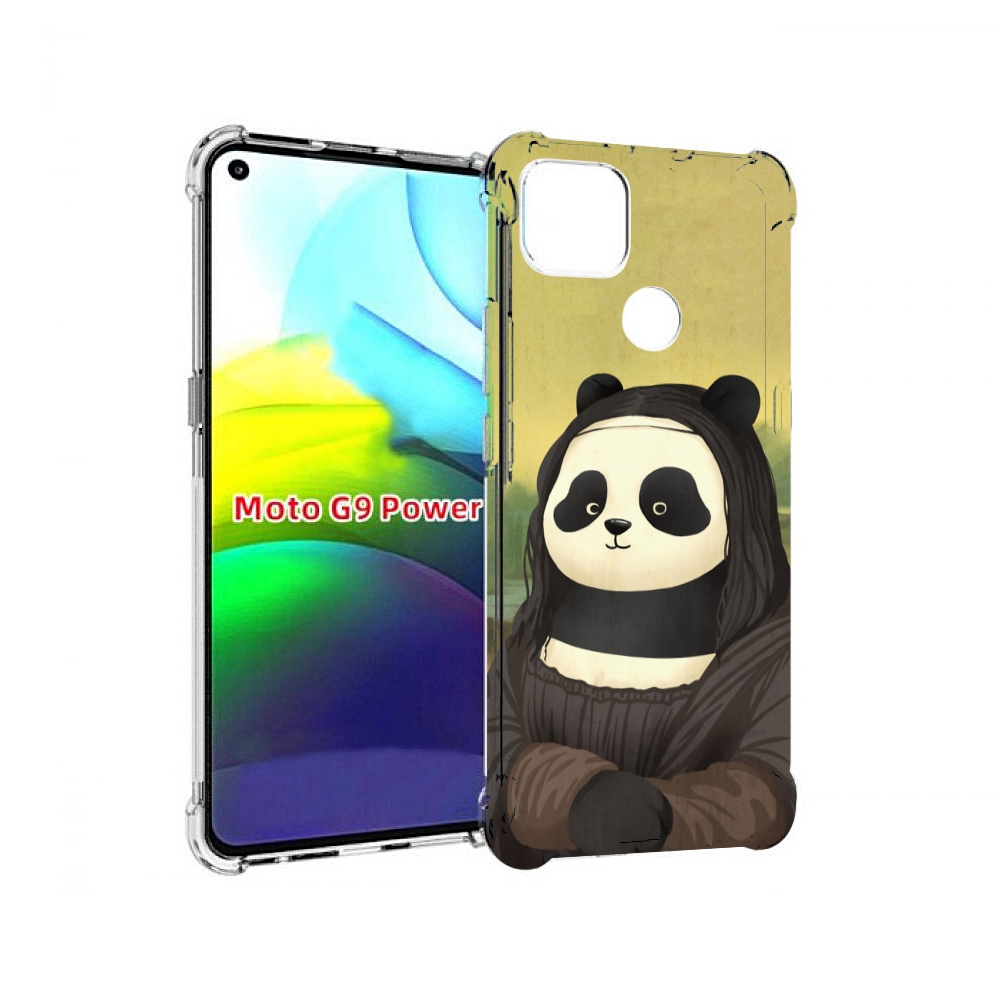 

Чехол MyPads панда монализа для Motorola Moto G9 Power, Прозрачный, Tocco