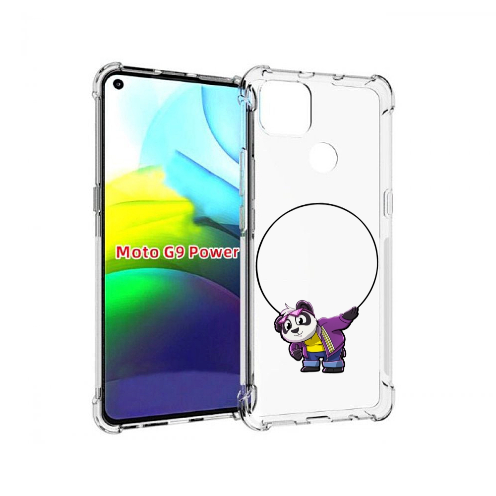 

Чехол MyPads панда-с-обручем для Motorola Moto G9 Power, Прозрачный, Tocco