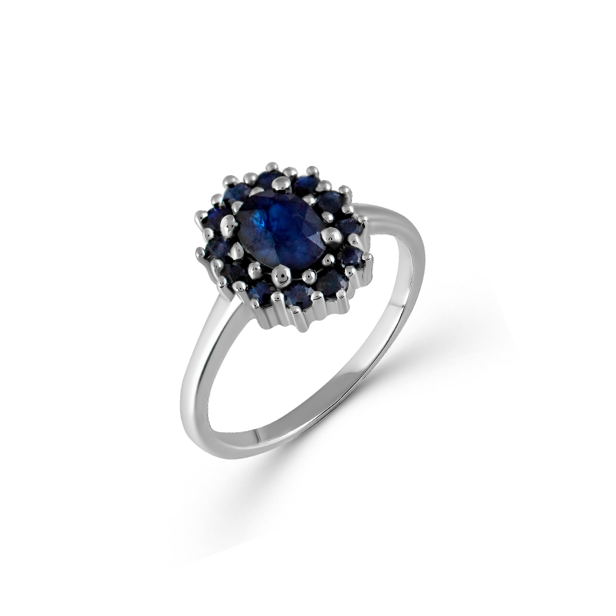 

Кольцо из серебра р. , Balex Jewellery 1410931832, сапфир, 1410931832