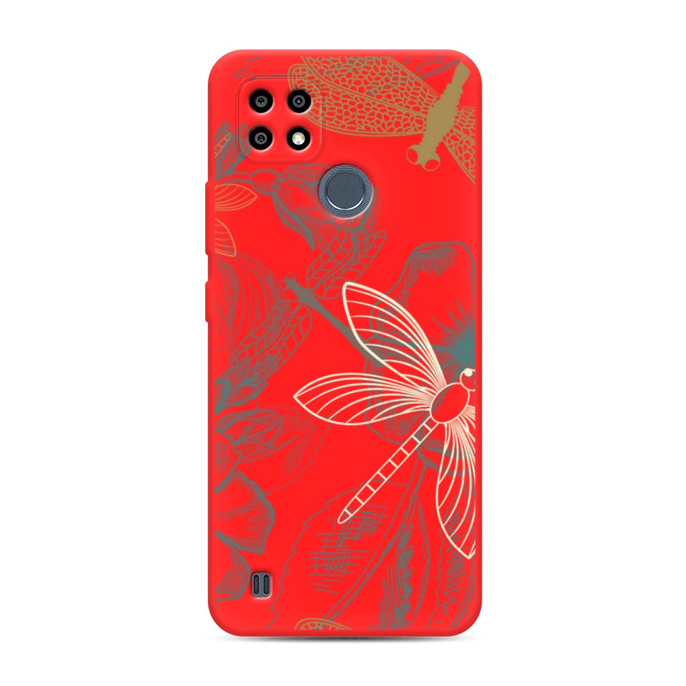 

Чехол Awog на Realme C21Y/C25Y "Тени стрекоз"