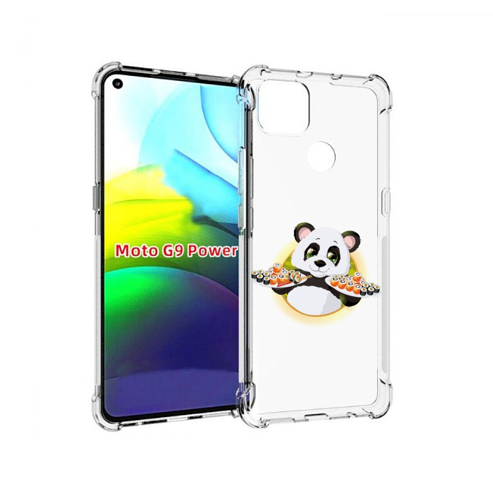 

Чехол MyPads панда-с-суши для Motorola Moto G9 Power, Прозрачный, Tocco