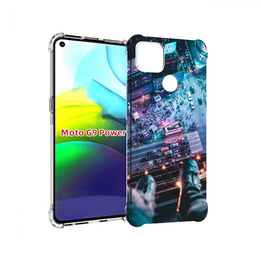 

Чехол MyPads парень на крыше для Motorola Moto G9 Power, Прозрачный, Tocco