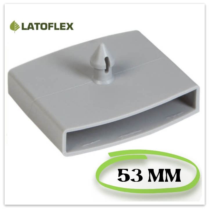 

Латодержатель Latoflex 53 мм 10 шт ЛД8-53-48С серый, 53 мм 10 шт