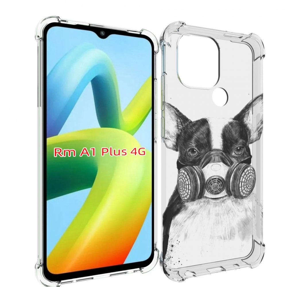

Чехол MyPads Французский бульдог для Xiaomi Redmi A1 Plus +, Прозрачный, Tocco