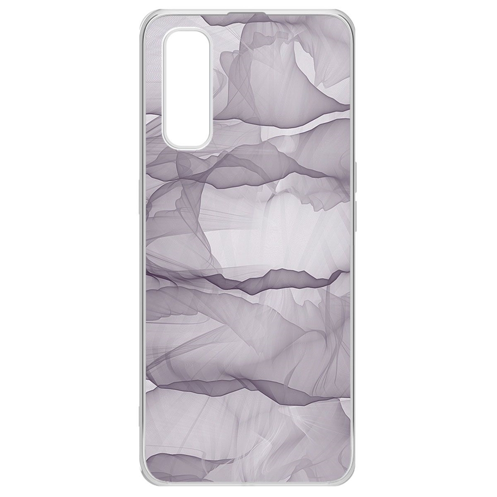 

Чехол-накладка Krutoff Clear Case Абстракт 1 для OPPO Find X2, Прозрачный