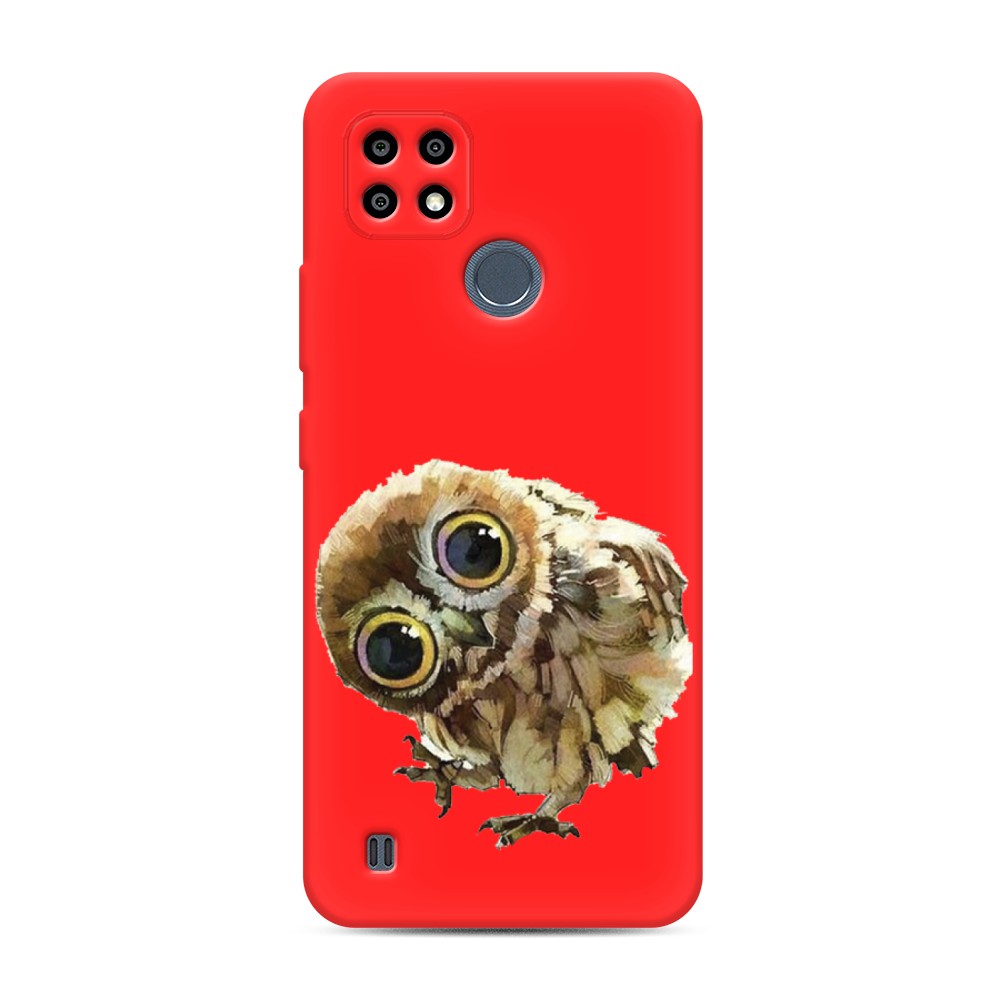 

Чехол Awog на Realme C21Y/C25Y "Любопытный совенок"