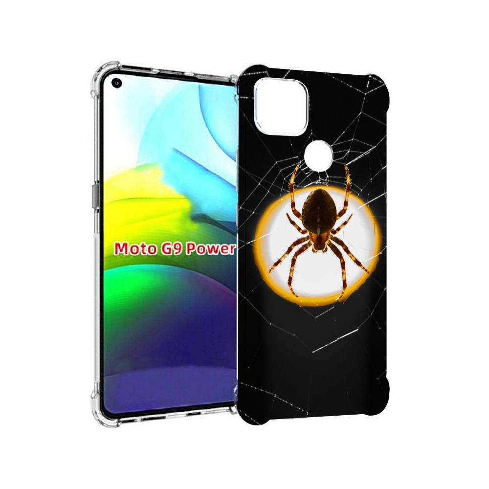 

Чехол MyPads паук-с-паутинкой для Motorola Moto G9 Power, Прозрачный, Tocco