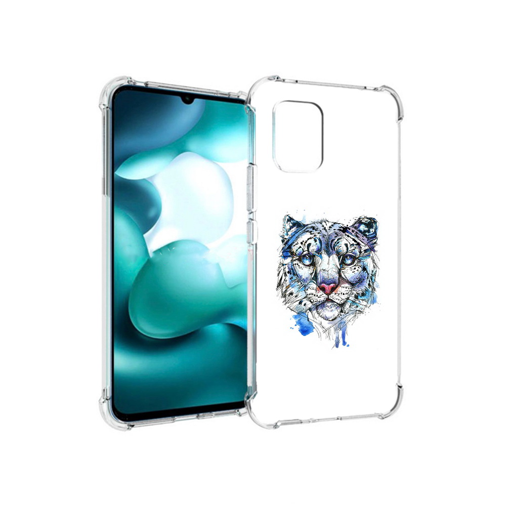 

Чехол MyPads Tocco для Xiaomi Mi 10 Lite водяной тигр (PT150213.294.263), Прозрачный, Tocco