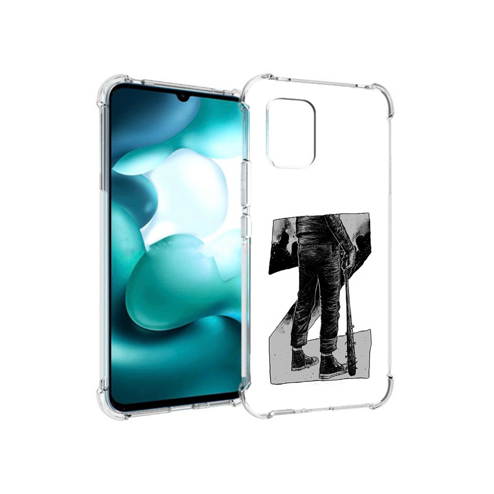 

Чехол MyPads Tocco для Xiaomi Mi 10 Lite воин черно белый (PT150213.294.265), Tocco