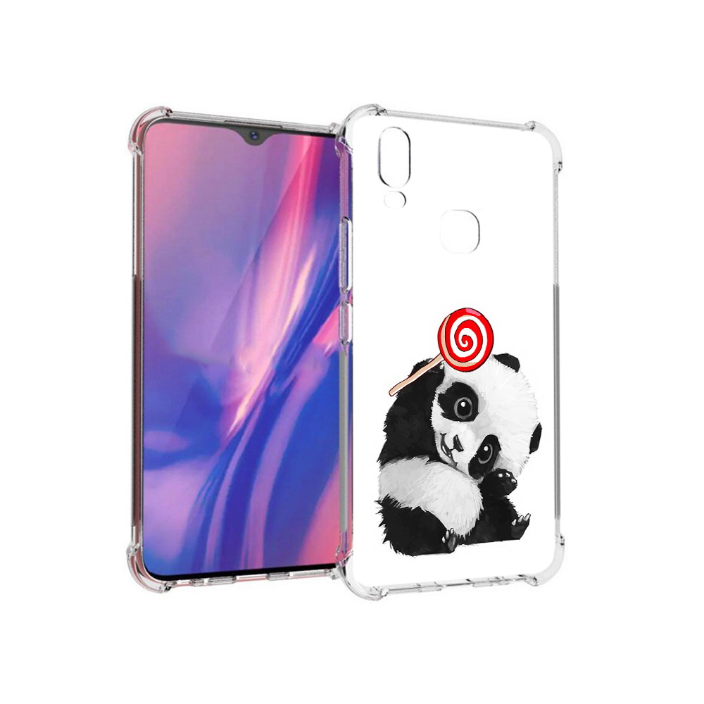 

Чехол MyPads Tocco для Vivo Y11 панда с леденцом (PT144890.422.534), Прозрачный, Tocco