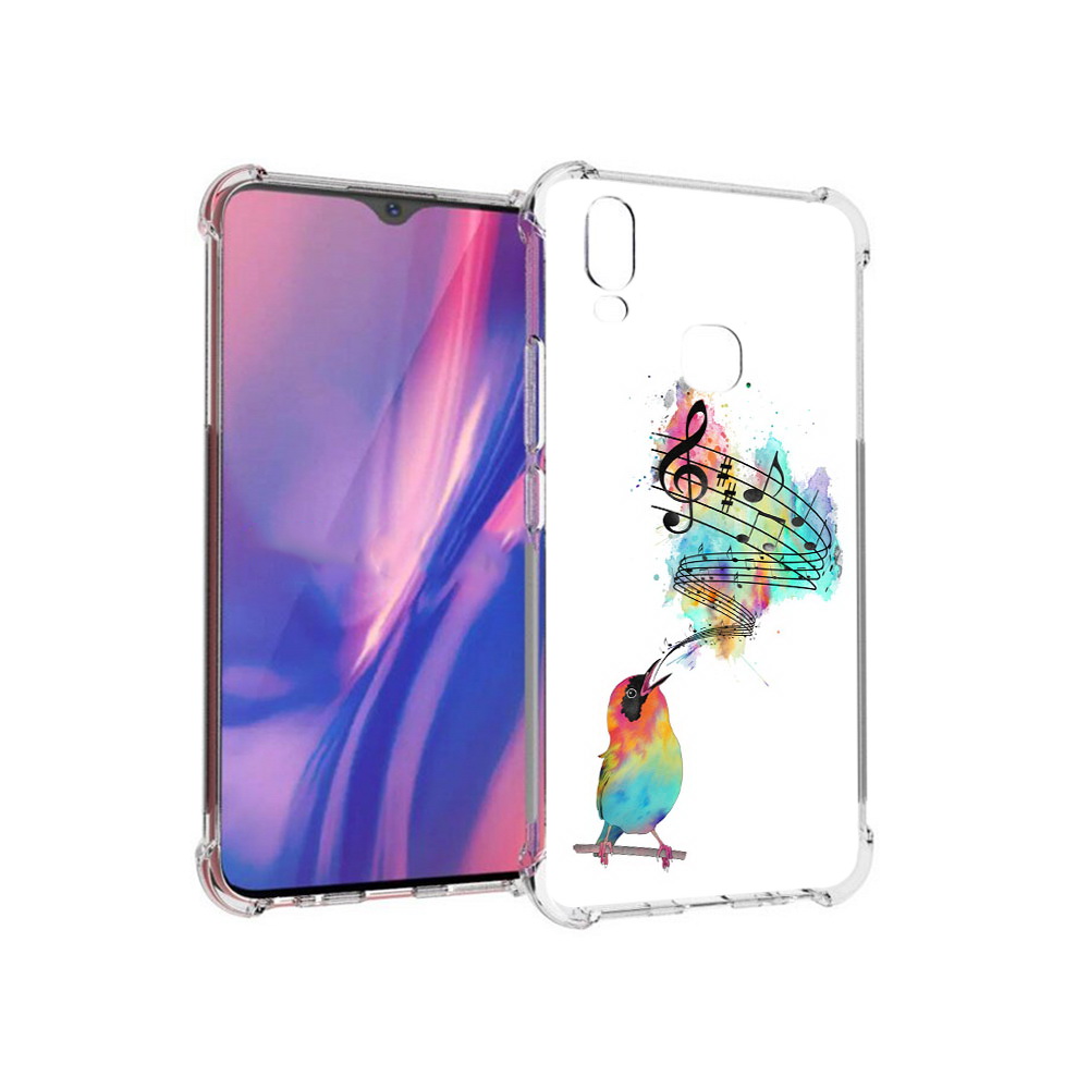 

Чехол MyPads Tocco для Vivo Y11 певчая птичка (PT144890.422.536), Прозрачный, Tocco