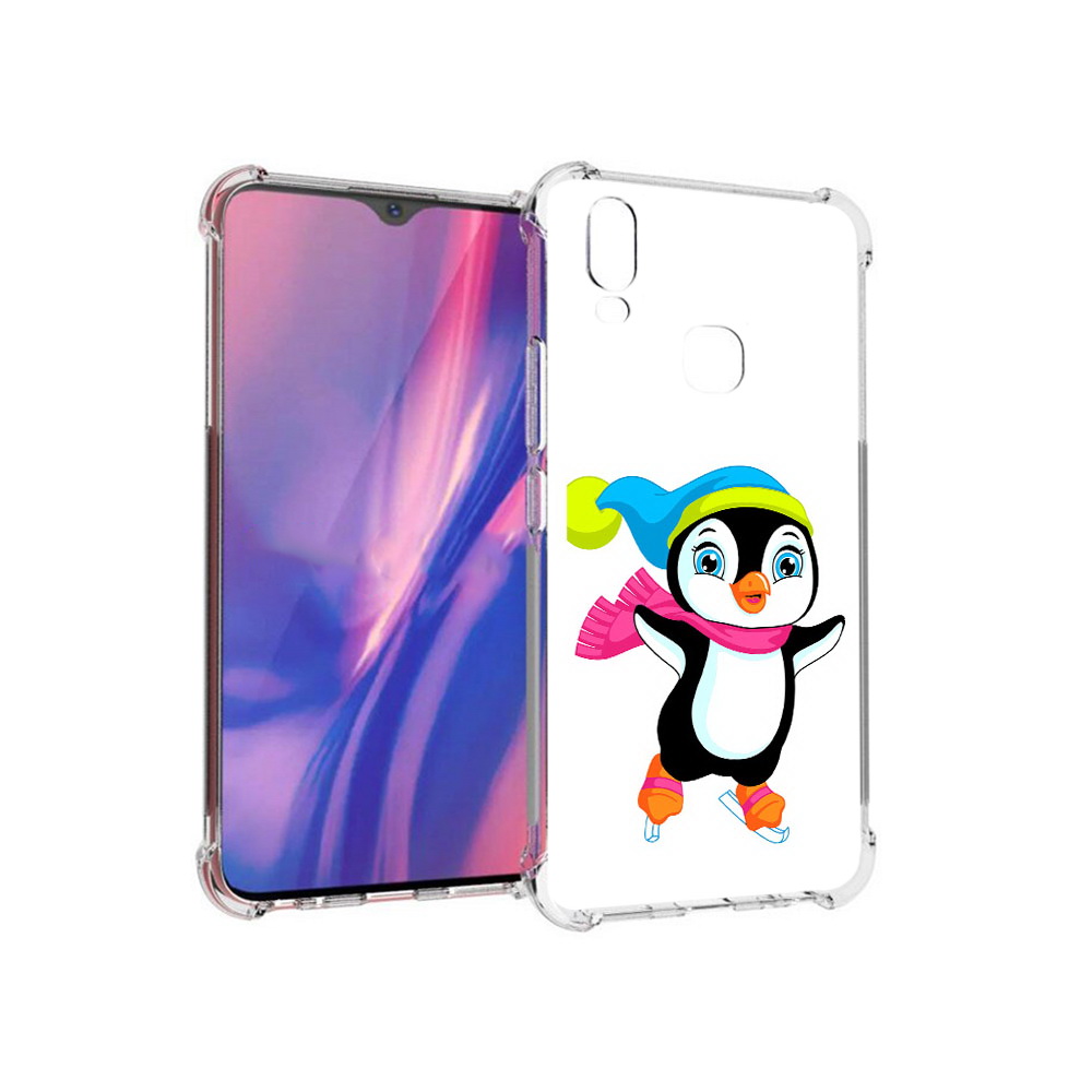 

Чехол MyPads Tocco для Vivo Y11 пингвин на коньках (PT144890.422.540), Прозрачный, Tocco