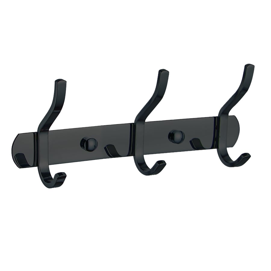 

Крючок для полотенец Potato 3 крючка, черный