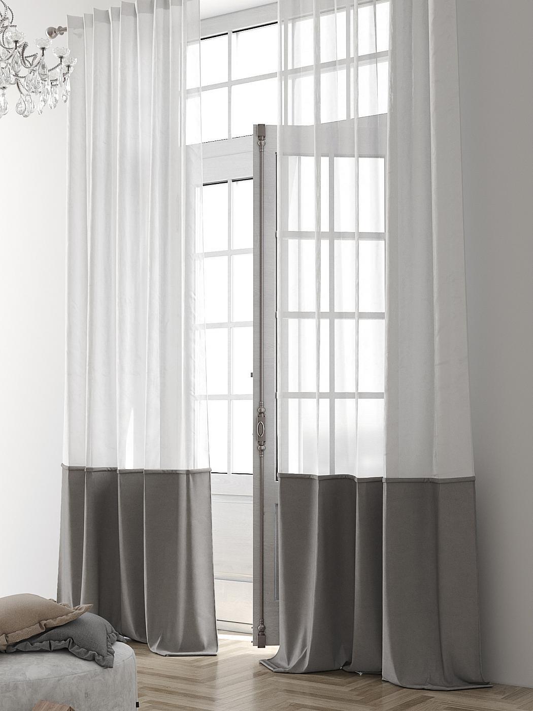 

Тюль для комнаты AT HOME / 150х280 см / Марциан (серый), 207067