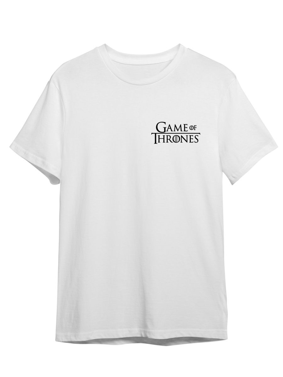 

Футболка унисекс СувенирShop Дом Дракона/Game of Thrones 10 белая 5XL (64-66), "Игра Престолов/Дом Дракона/Game of Thrones" 10