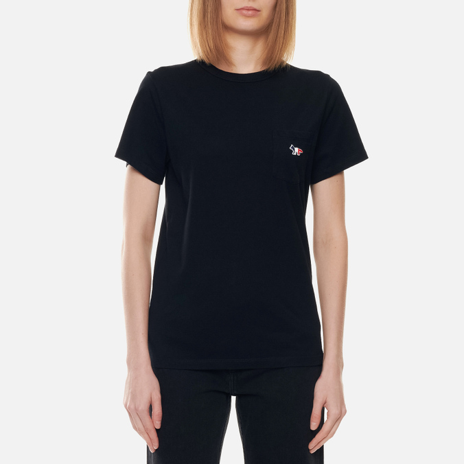 

Футболка женская Maison Kitsune FW00107KJ0010-P199 черная M, FW00107KJ0010-P199
