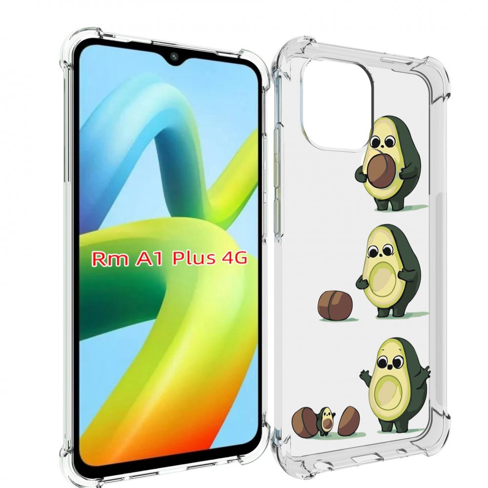 

Чехол MyPads авокадо-с-малышом для Xiaomi Redmi A1 Plus +, Прозрачный, Tocco