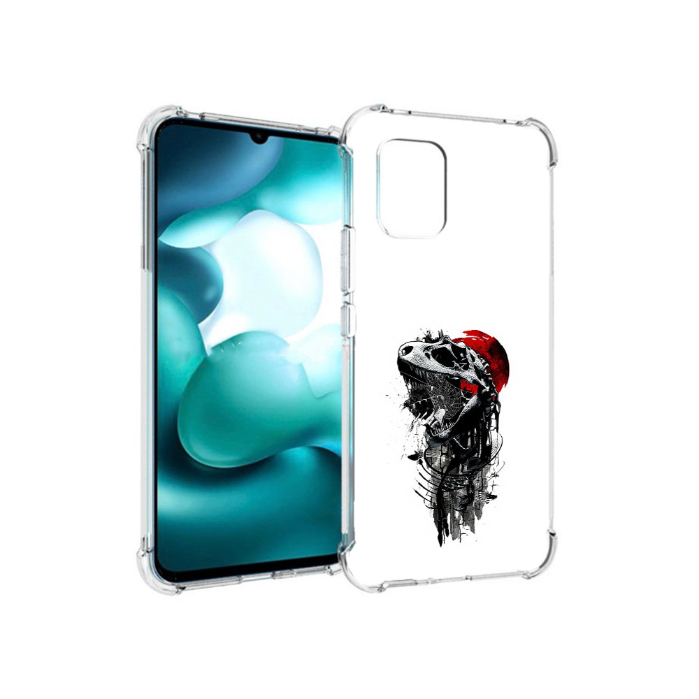 

Чехол MyPads Tocco для Xiaomi Mi 10 Lite вымерший динозавр (PT150213.294.284), Прозрачный, Tocco