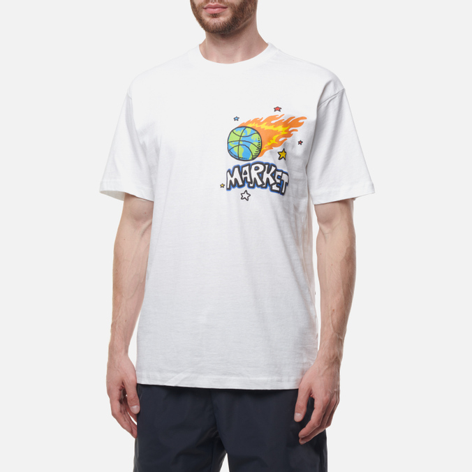 

Футболка мужская MARKET 399001110-1201 белая 2XL, 399001110-1201