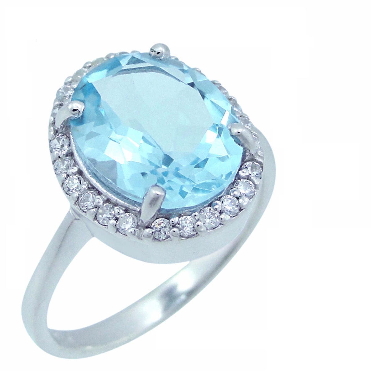 

Кольцо из серебра р. 18 Balex Jewellery 1405937371, топаз\фианит, 1405937371
