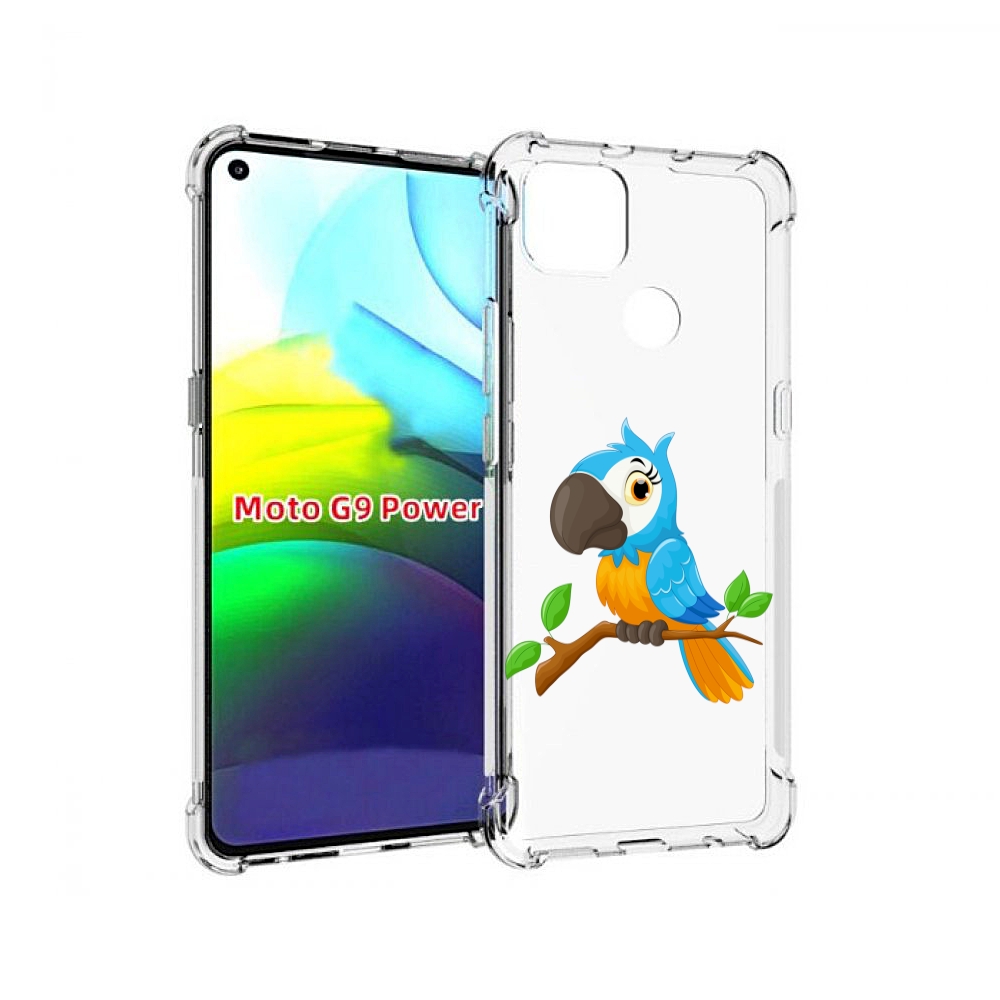 

Чехол MyPads попугайчик детский для Motorola Moto G9 Power, Прозрачный, Tocco