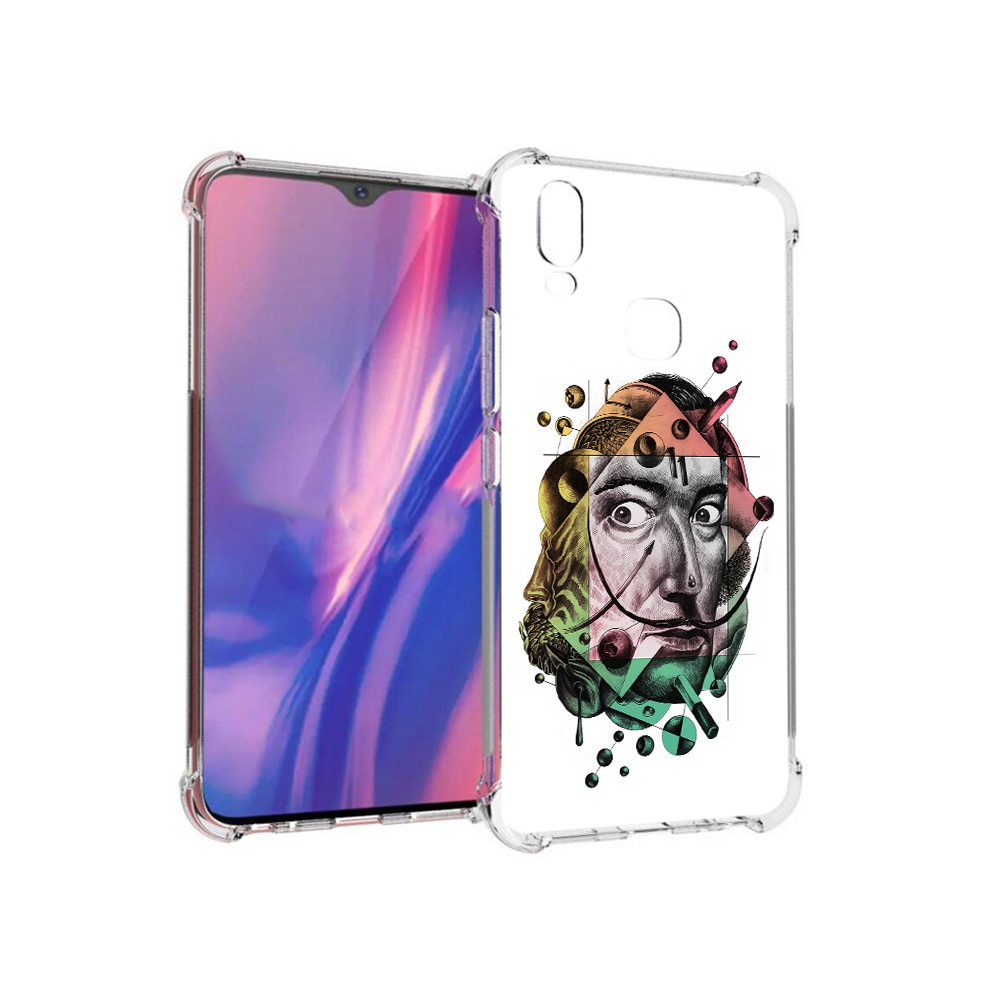 

Чехол MyPads Tocco для Vivo Y11 разноцветное лицо абстракция (PT144890.422.570), Прозрачный, Tocco