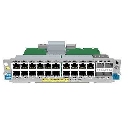 

HPE 20-port Gig-T / 2-port SFP+ v2 zl Mod, J9548A