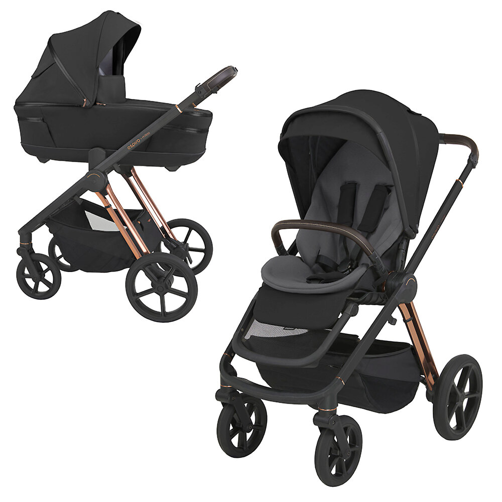

Коляска 2в1 Espiro Miloo, цвет Diamond Black, Miloo