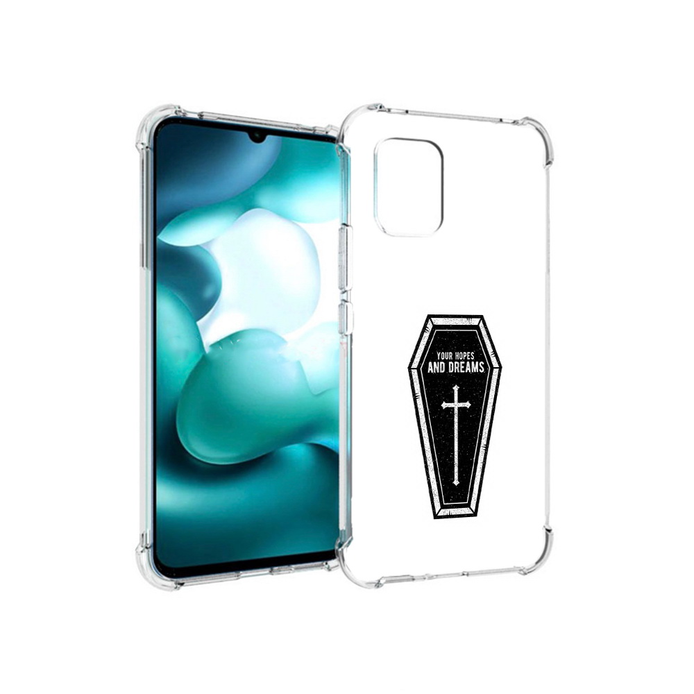 

Чехол MyPads Tocco для Xiaomi Mi 10 Lite гроб с мечтами (PT150213.294.299), Прозрачный, Tocco