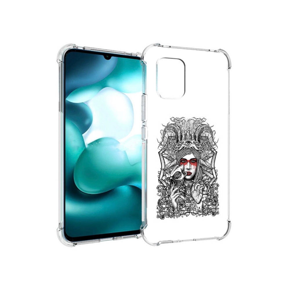 

Чехол MyPads Tocco для Xiaomi Mi 10 Lite грусная девушка (PT150213.294.302), Прозрачный, Tocco