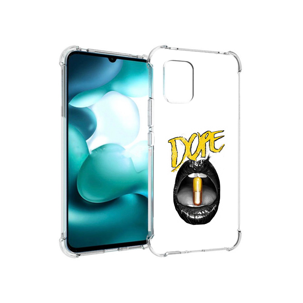 

Чехол MyPads Tocco для Xiaomi Mi 10 Lite губы (PT150213.294.303), Прозрачный, Tocco