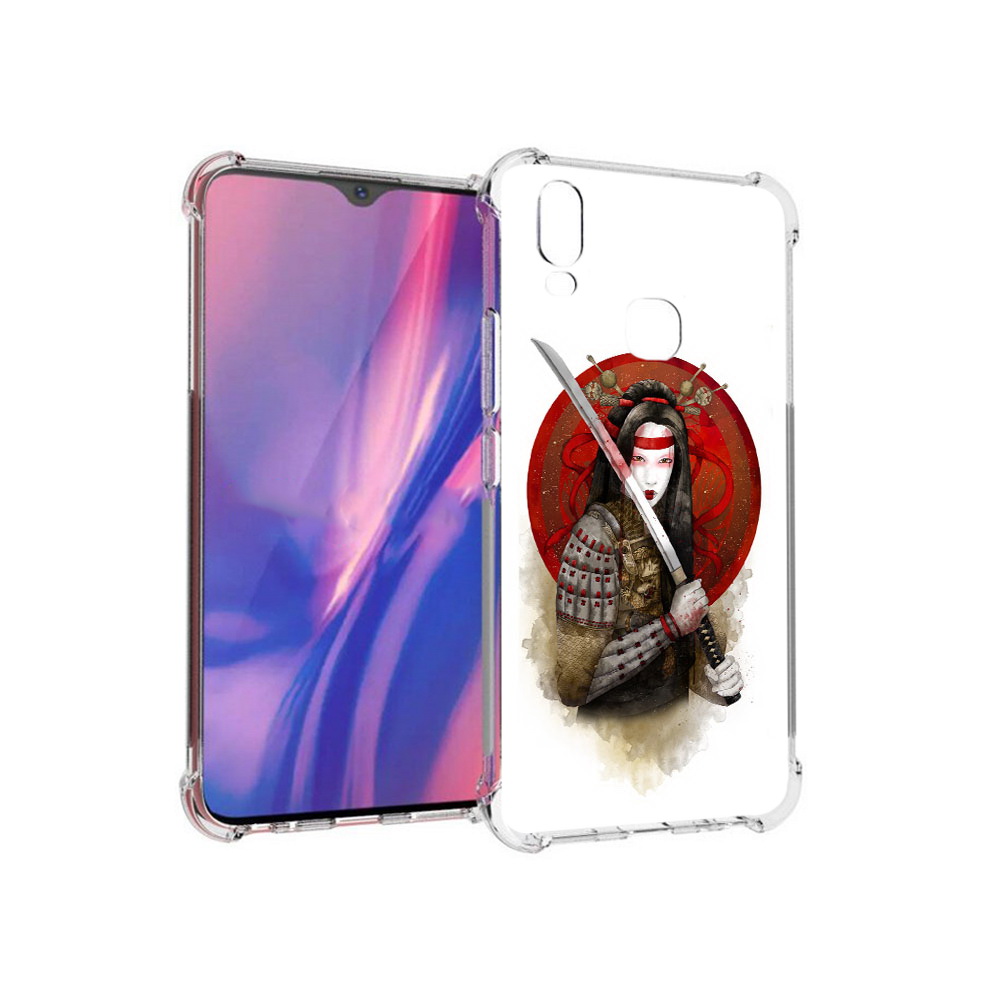 

Чехол MyPads Tocco для Vivo Y11 рисованная девушка с катаной (PT144890.422.580), Прозрачный, Tocco