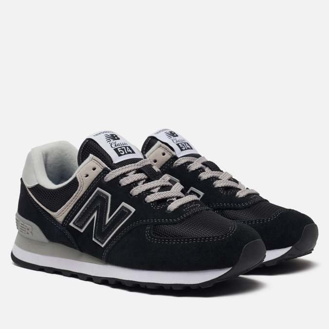 фото Кроссовки женские new balance wl574eb core plus черные 8.5 us