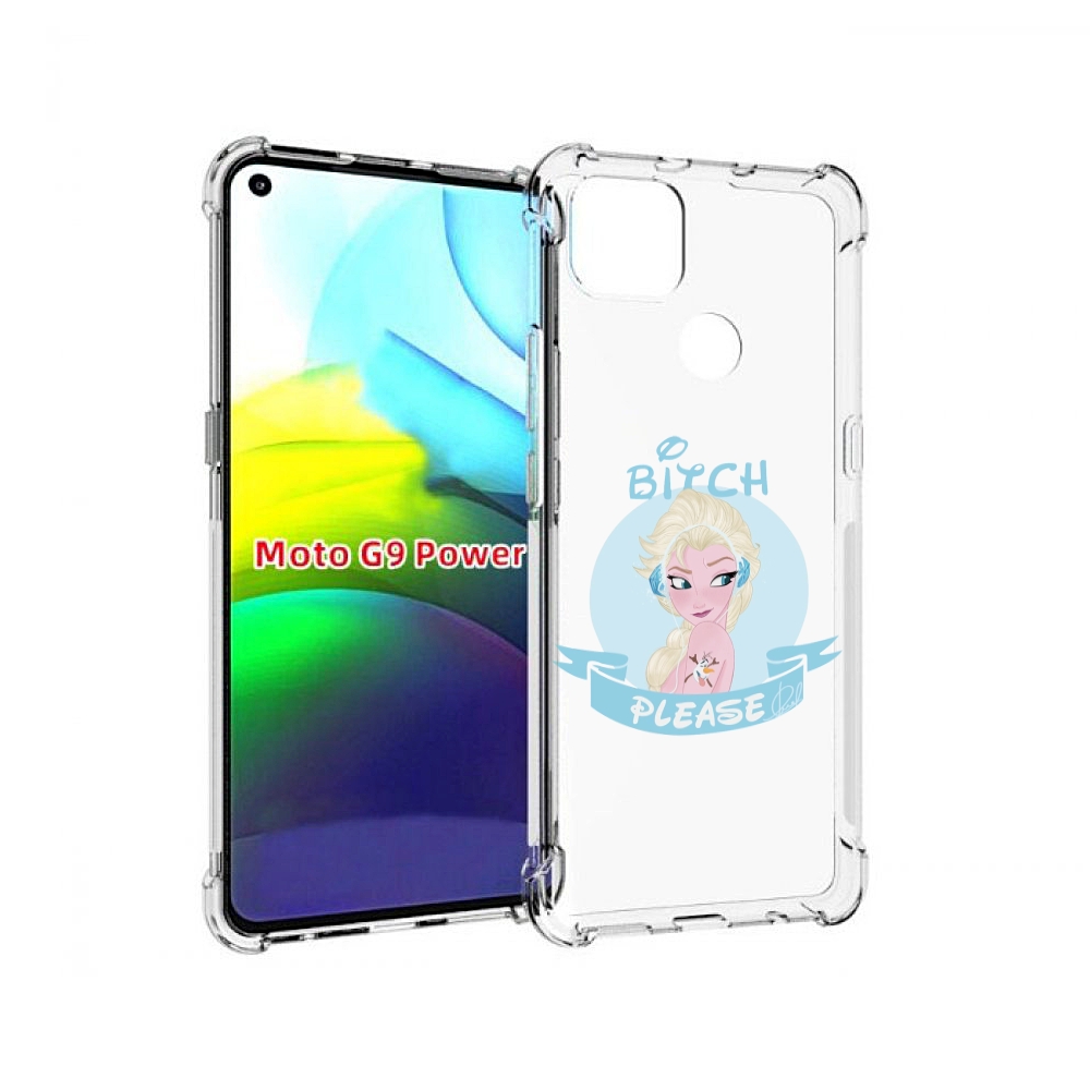 

Чехол MyPads принцесса-из-холодного-сердца женский для Motorola Moto G9 Power, Прозрачный, Tocco