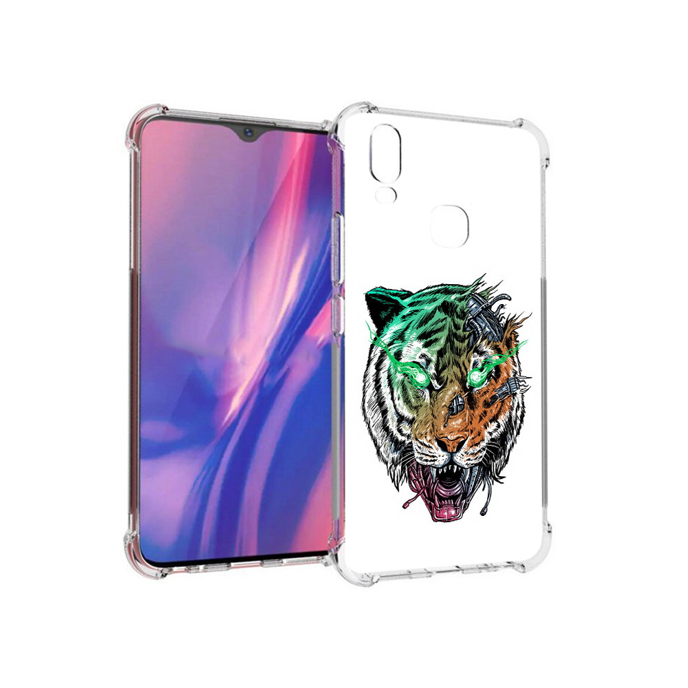 

Чехол MyPads Tocco для Vivo Y11 робо-тигр (PT144890.422.584), Прозрачный, Tocco