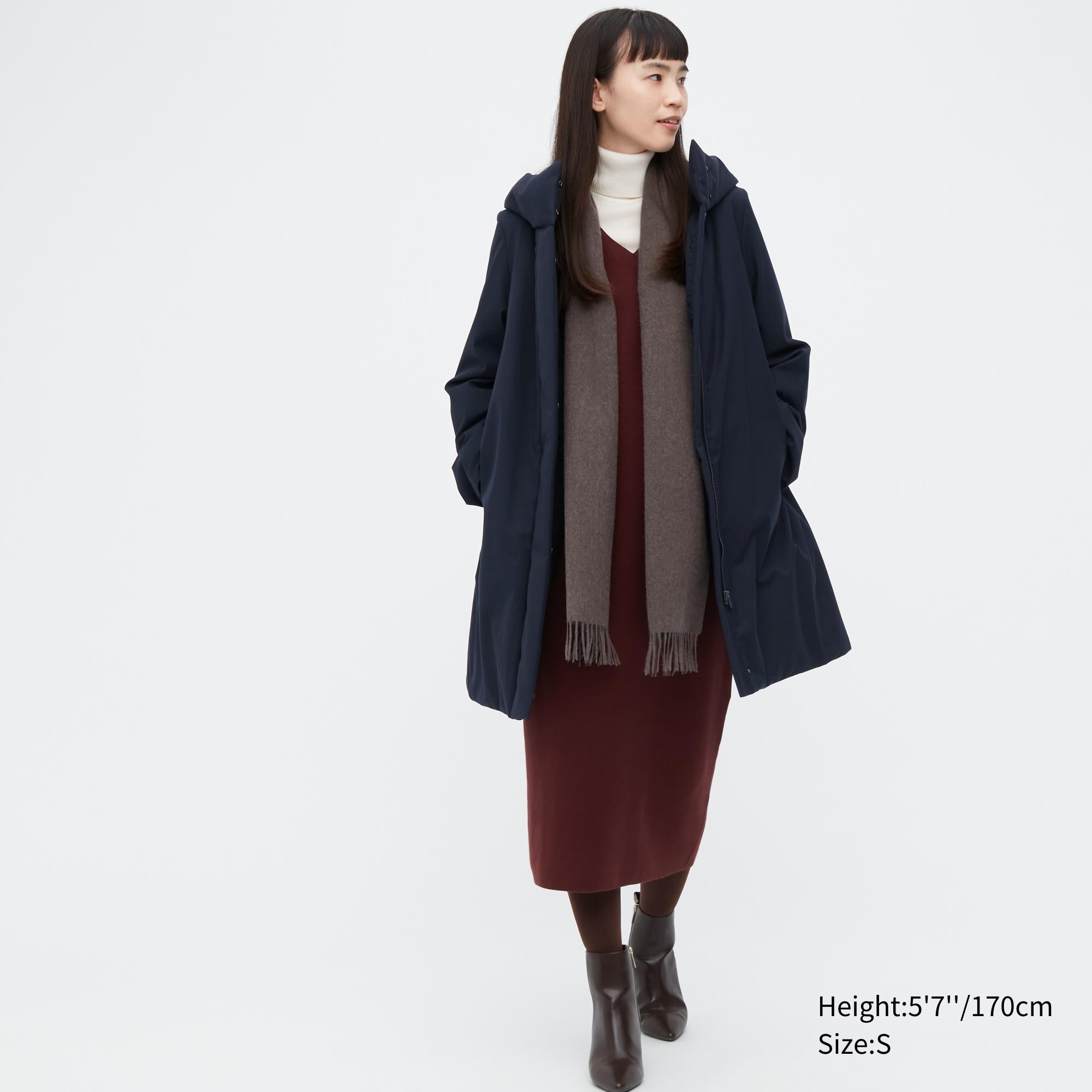 

Пуховик женский UNIQLO 450491COL69 синий L (доставка из-за рубежа), 450491COL69