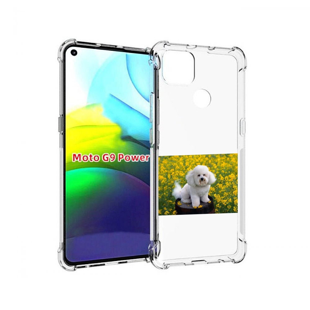 

Чехол MyPads пудель белыи для Motorola Moto G9 Power, Прозрачный, Tocco