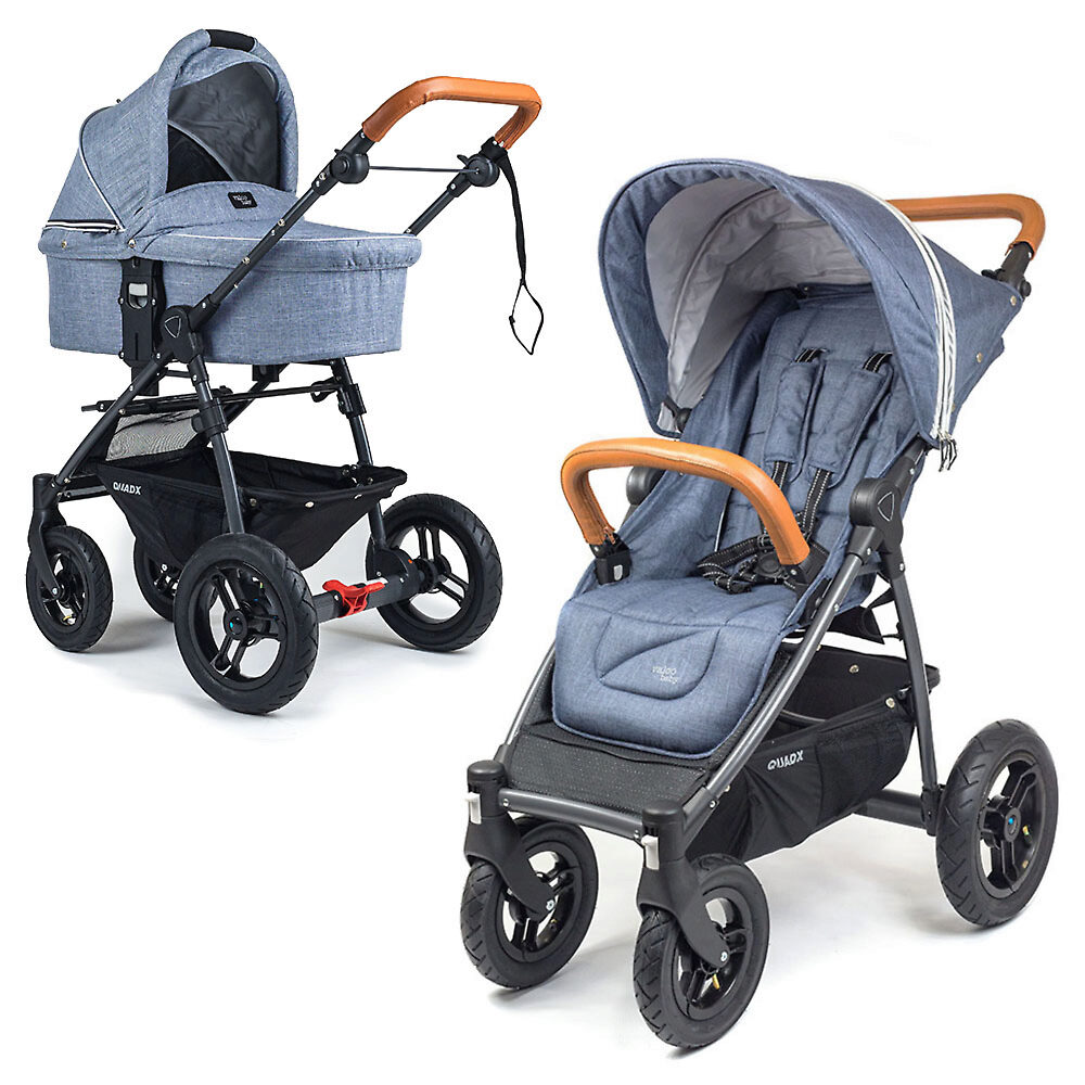

Коляска 2в1 Valco Baby Quad X, цвет Tailormade Denim, Quad X