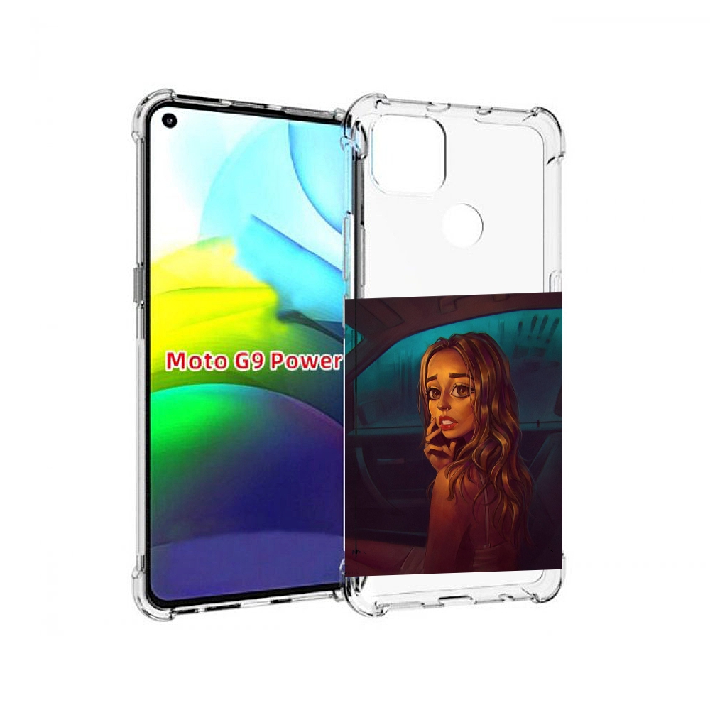 

Чехол MyPads пуп-невесты женский для Motorola Moto G9 Power, Прозрачный, Tocco