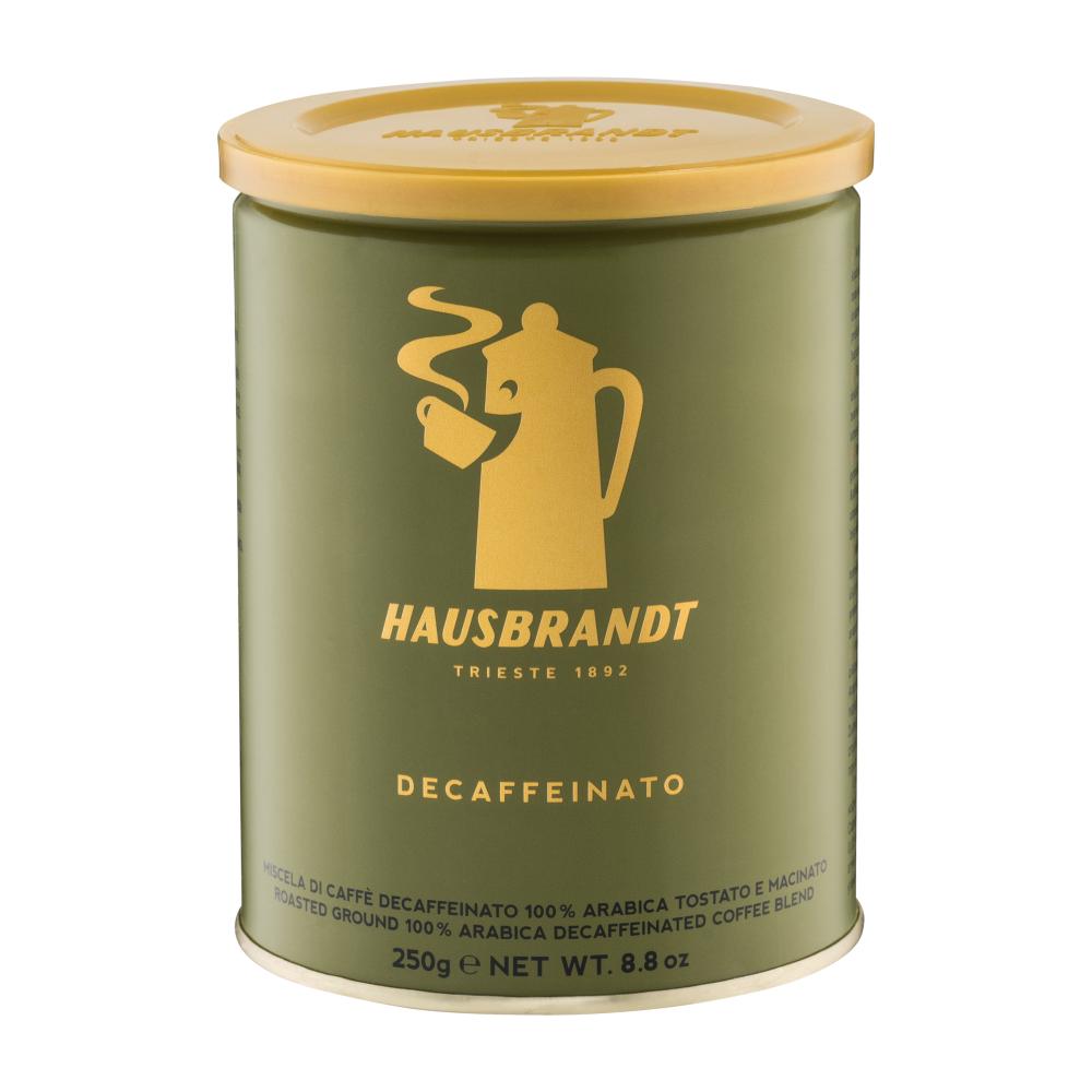 Кофе молотый Hausbrandt Decaffeinated без кофеина, 250 гр. (ж.б.)