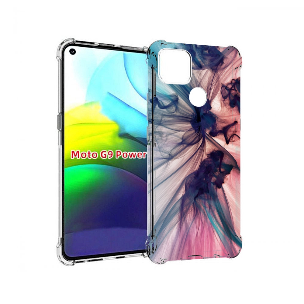 

Чехол MyPads разноцветный дым для Motorola Moto G9 Power, Прозрачный, Tocco
