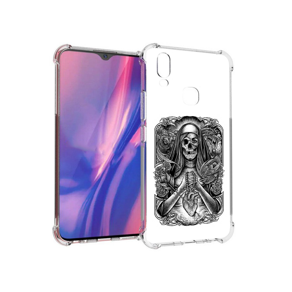 

Чехол MyPads Tocco для Vivo Y11 скелет с сердцем (PT144890.422.603), Прозрачный, Tocco