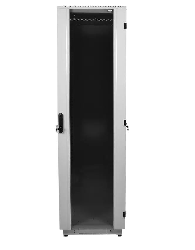 ЦМО Шкаф телекоммуникационный напольный 47U (600 х 1000) дверь стекло, цвет черный(ШТК-М-4