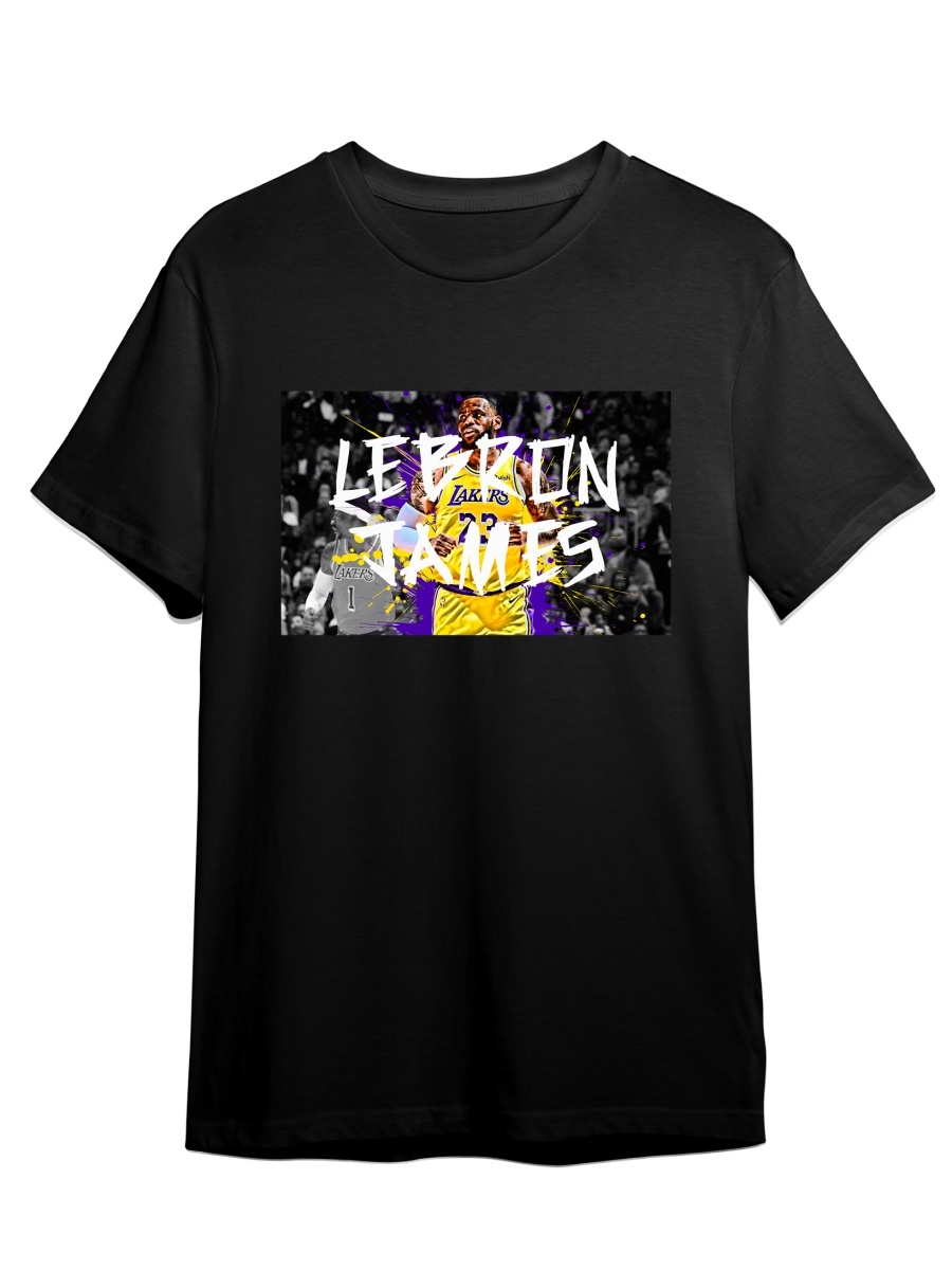 фото Футболка унисекс сувенирshop баскетбол/nba/lebron james 6 черный 2xl