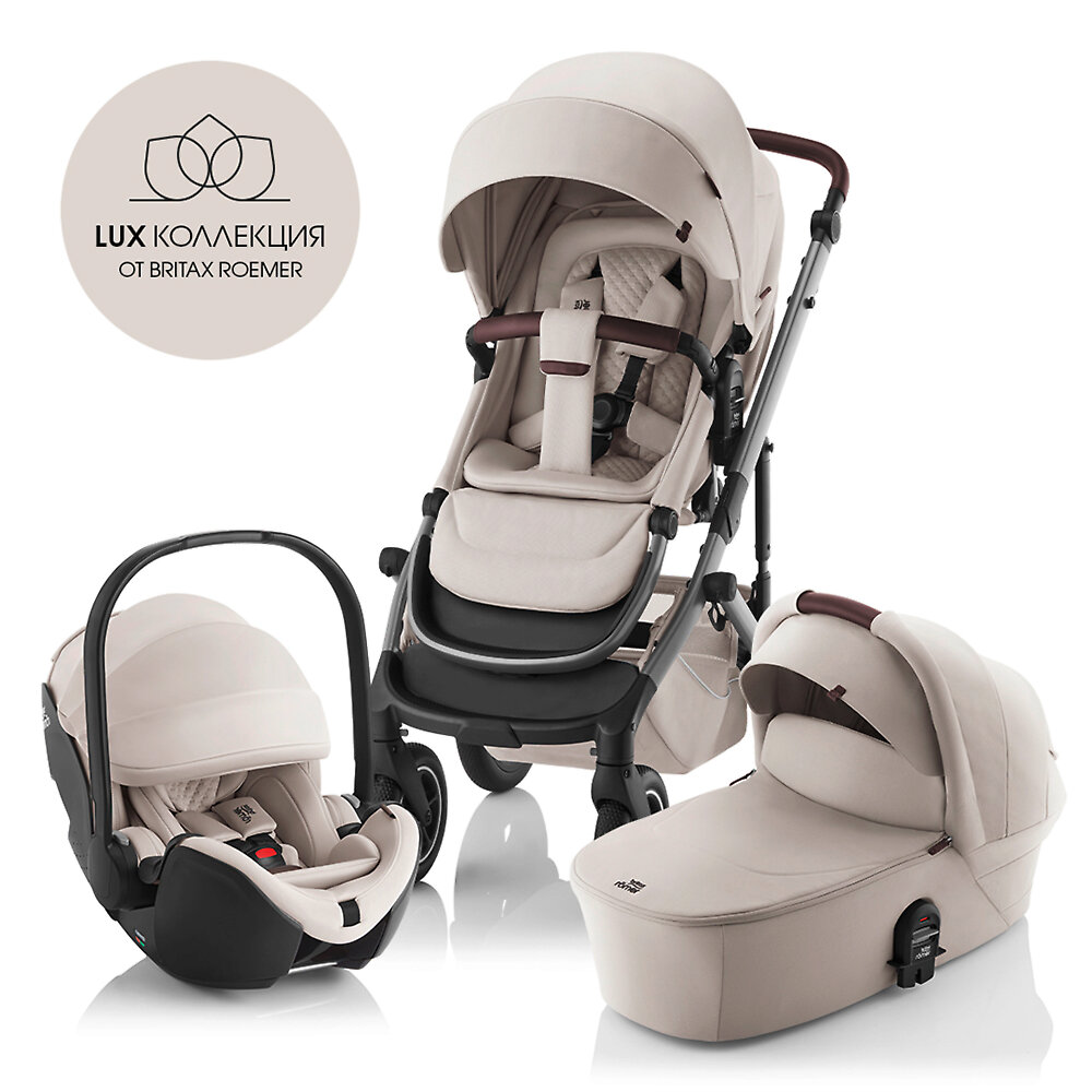 Коляска 3в1 Britax Romer Smile 5Z цвет Soft Taupe LUX 163990₽