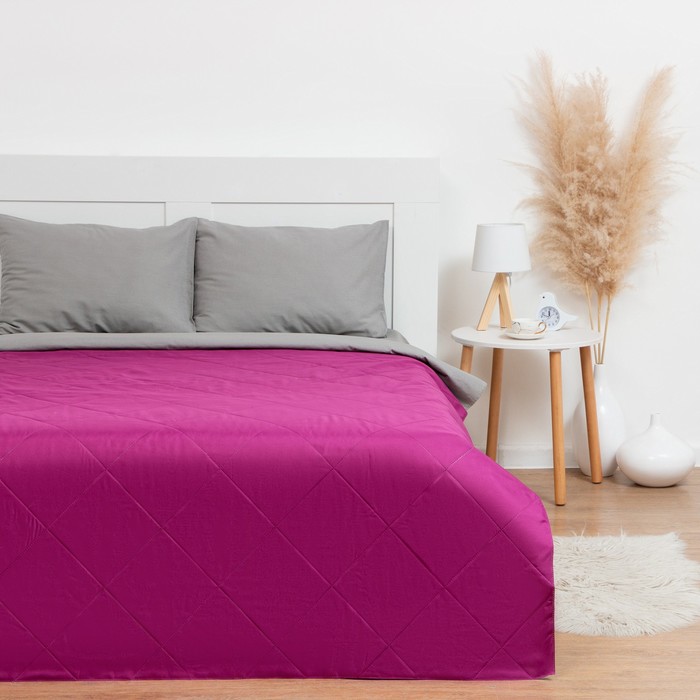 

Покрывало LoveLife 1,5 сп 150х210±5 см, цвет сиреневый, микрофайбер, 100% п/э