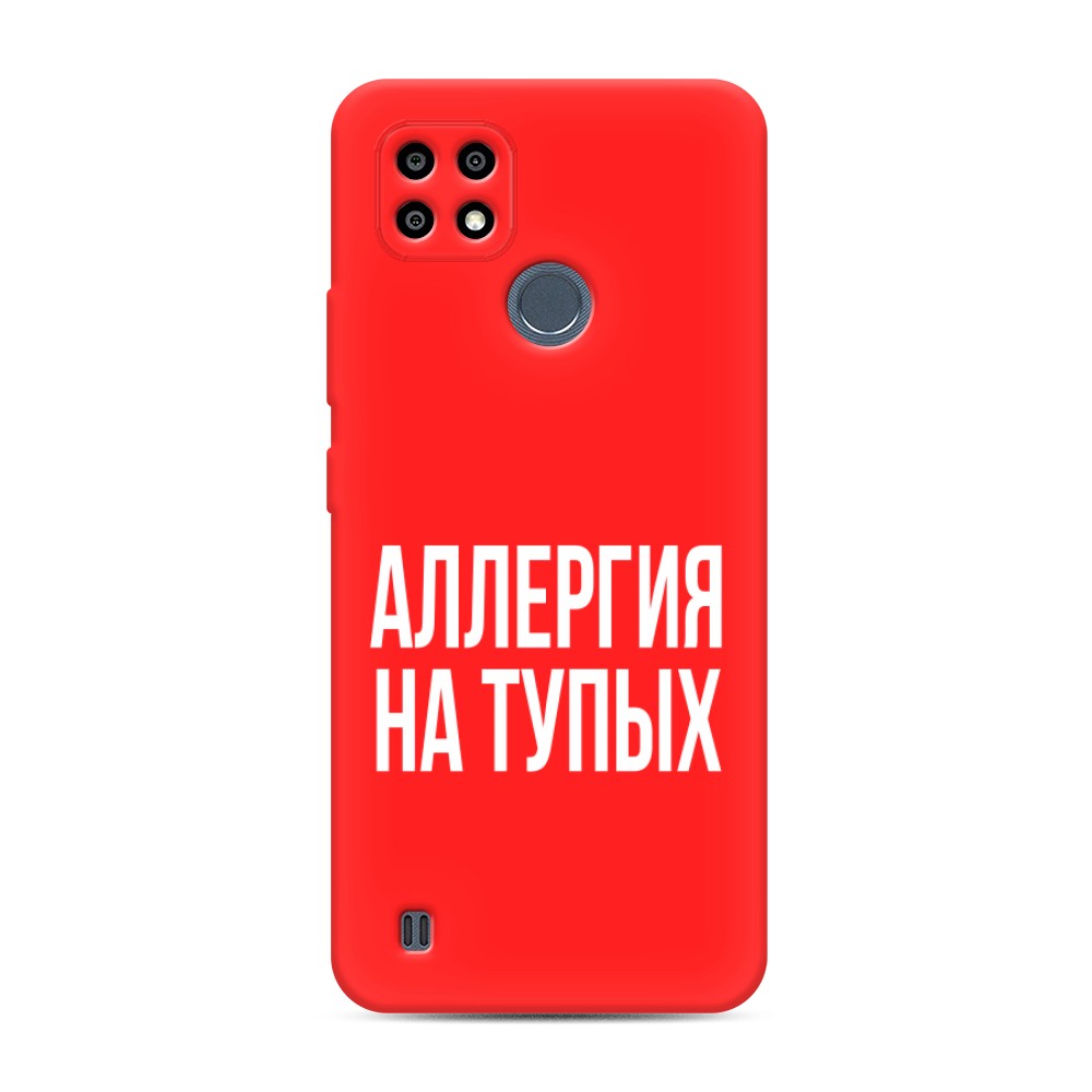 

Чехол Awog на Realme C21Y/C25Y "Аллергия на тупых"