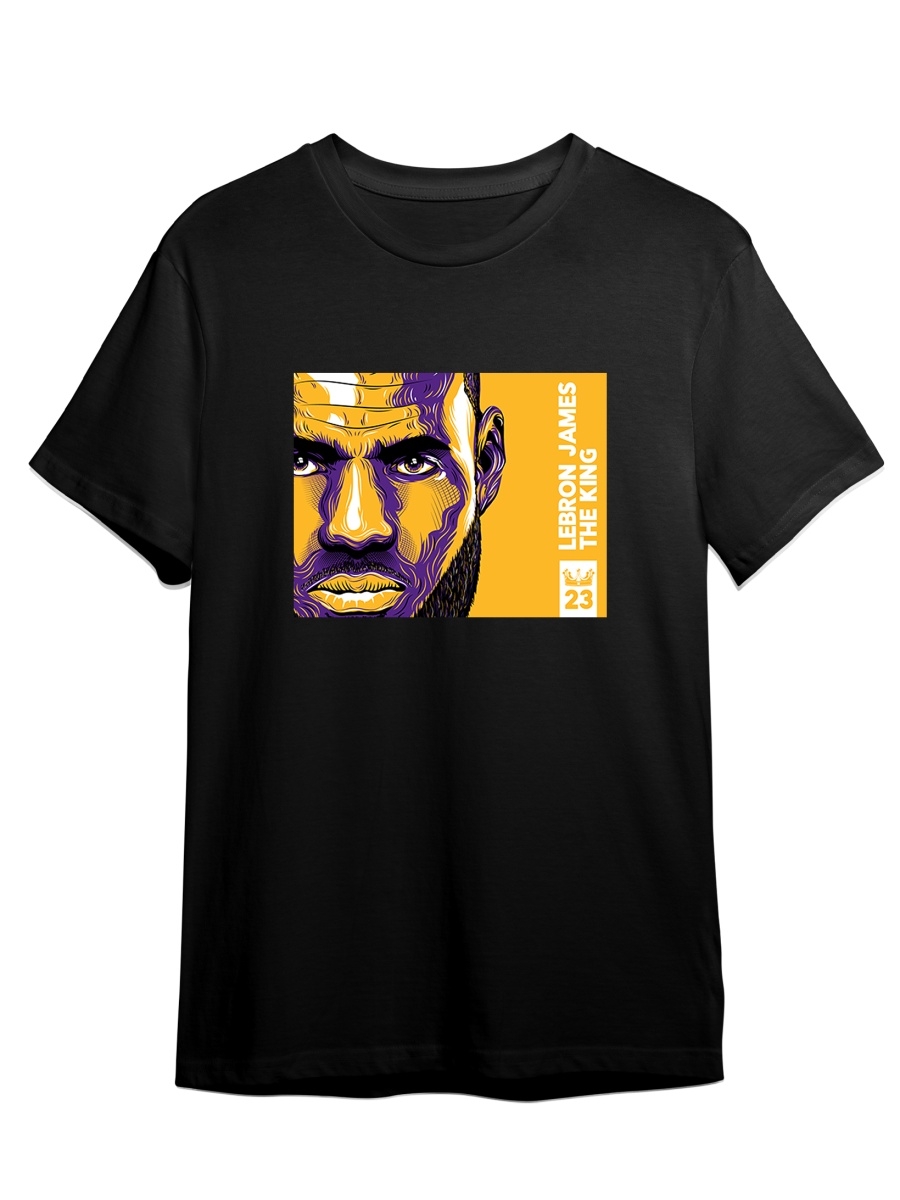 Футболка унисекс СувенирShop Баскетбол/NBA/Lebron James 7 черная 3XL (56-58)